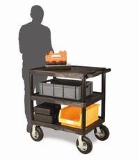 Standard Utility Tray Trolleys: click to enlarge