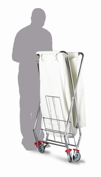 'X' Laundry Trolley - 90Kg Capacity: click to enlarge