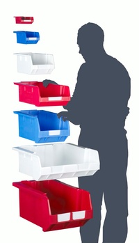 Topstore - NXT2 Semi-Open Fronted Stack & Nest Containers : click to enlarge