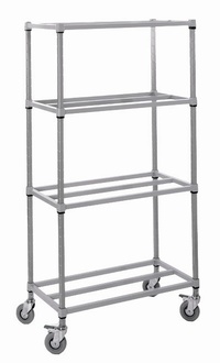 Plastic Plus Shelving with Vented Panels: click to enlarge