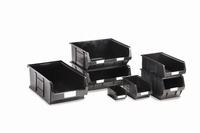 Topstore - Black Recycled TC Semi-Open Fronted Containers: click to enlarge