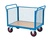 Firm Loading Trolleys with Mesh Ends & Sides - 500Kg Capacity