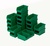 Toprax - Longspan Bay Shelving c/w Green TC Bin Kits - Chipboard Shelves